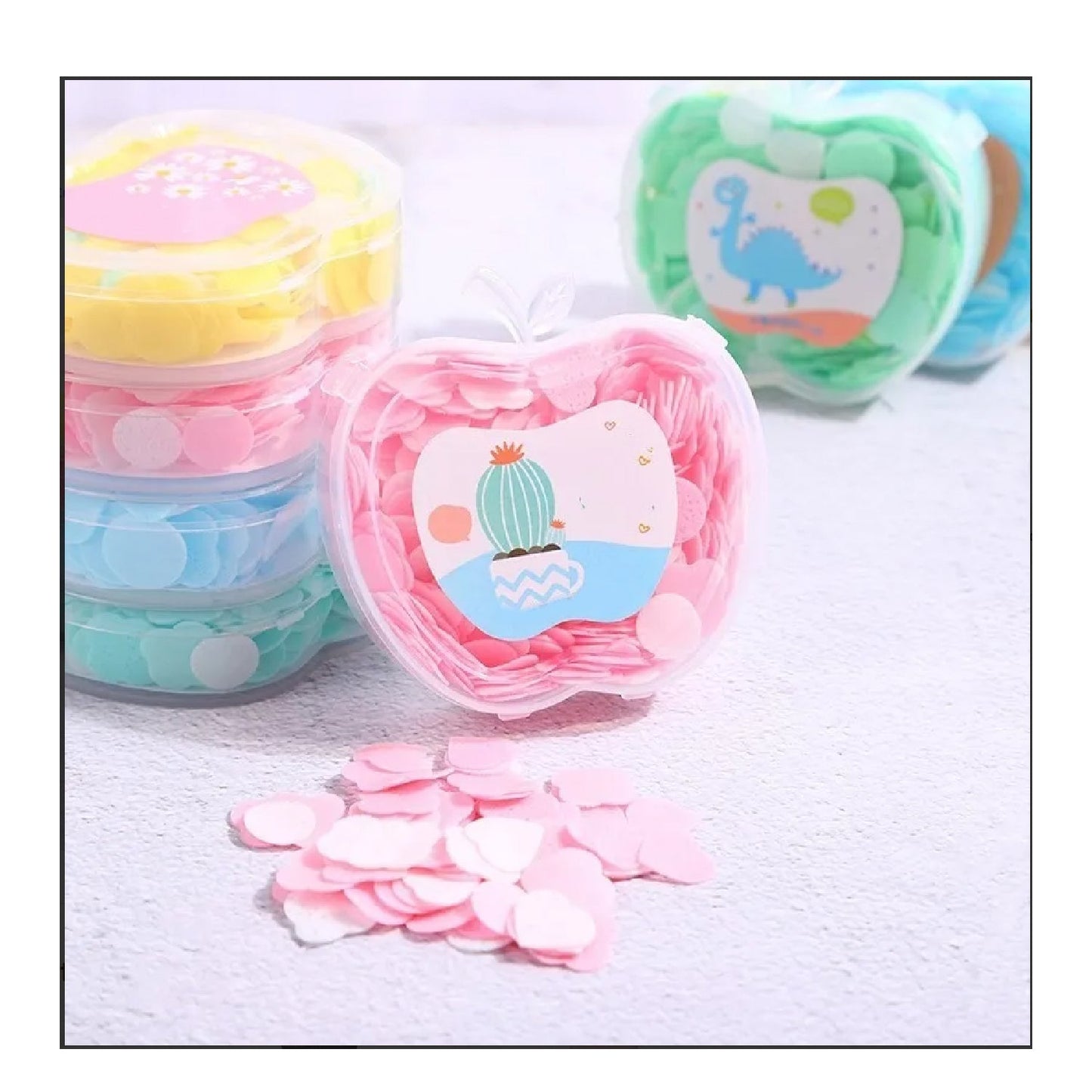 Apple Design Soft Paper Soap - Springkart 