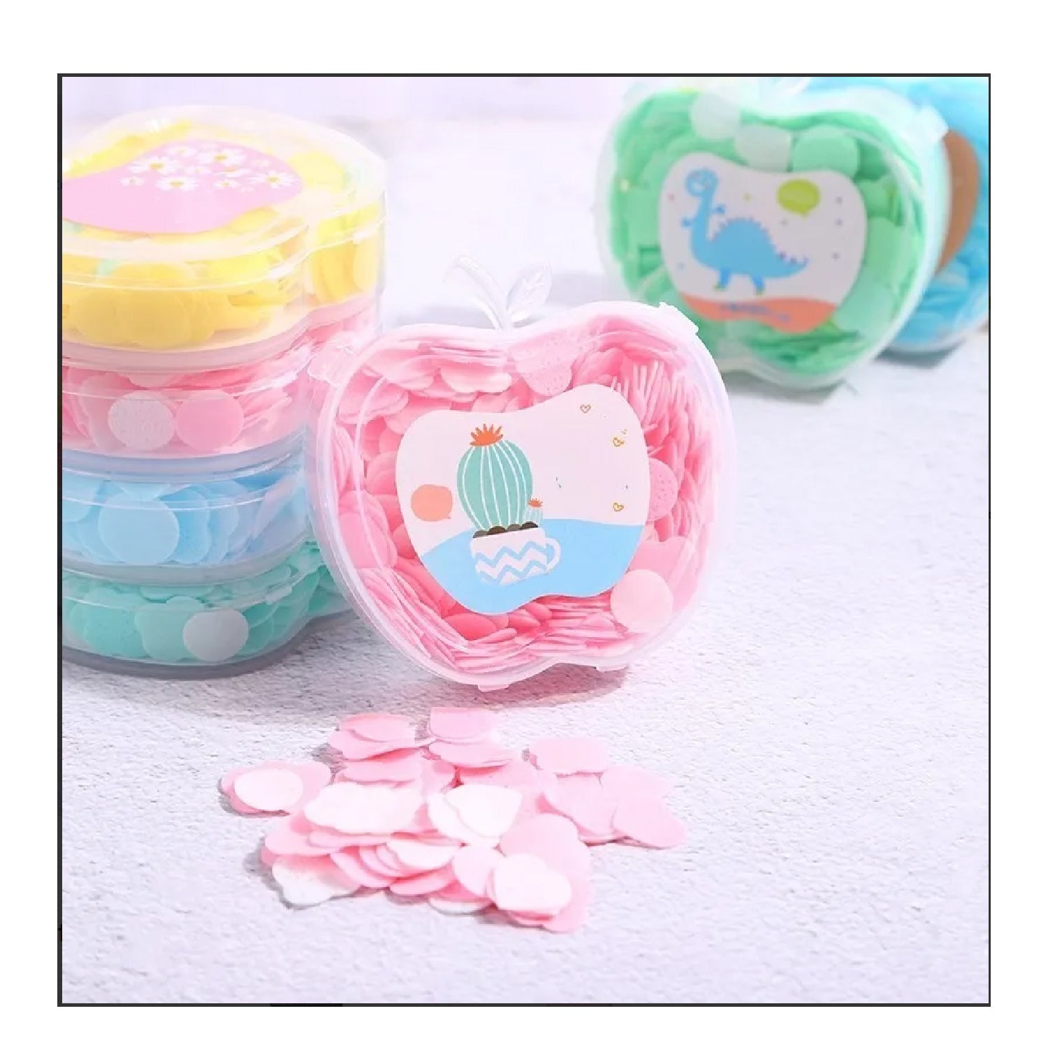 Apple Design Soft Paper Soap - Springkart 