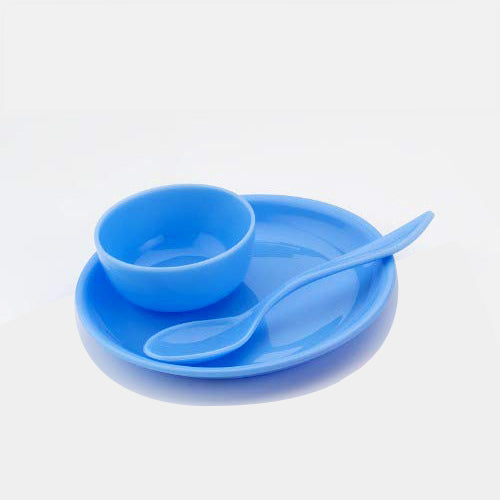 Multipurpose Snack Set 3 pcs - Spoon, Bowl and Dish - Springkart 