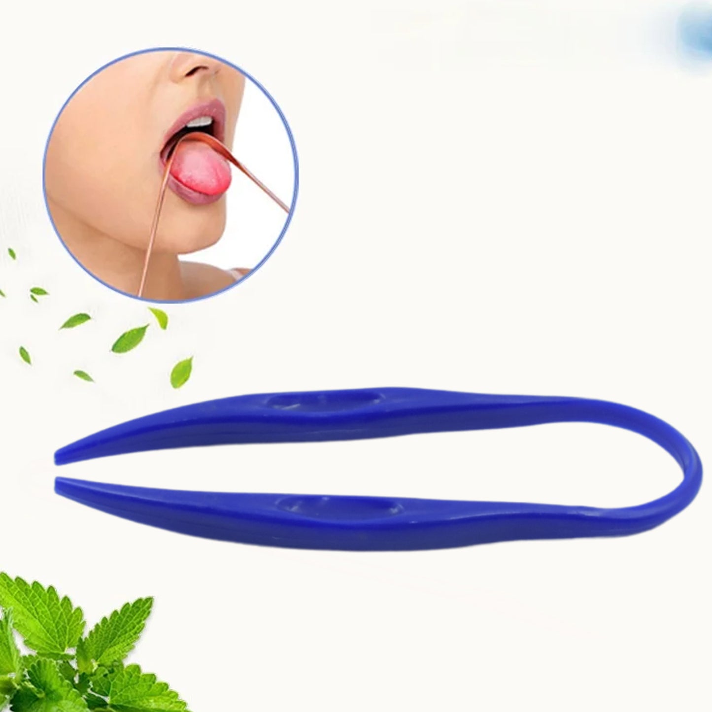 Plastic Tongue Cleaner For Kids Adults Tongue Scraper For Bad Breath Maintain Oral Hygiene For Daily Use For Fresh Breath Bacteria Removal Improved Taste Plastic With Handle Tongue Cleaner (1 Pc ) - Springkart 