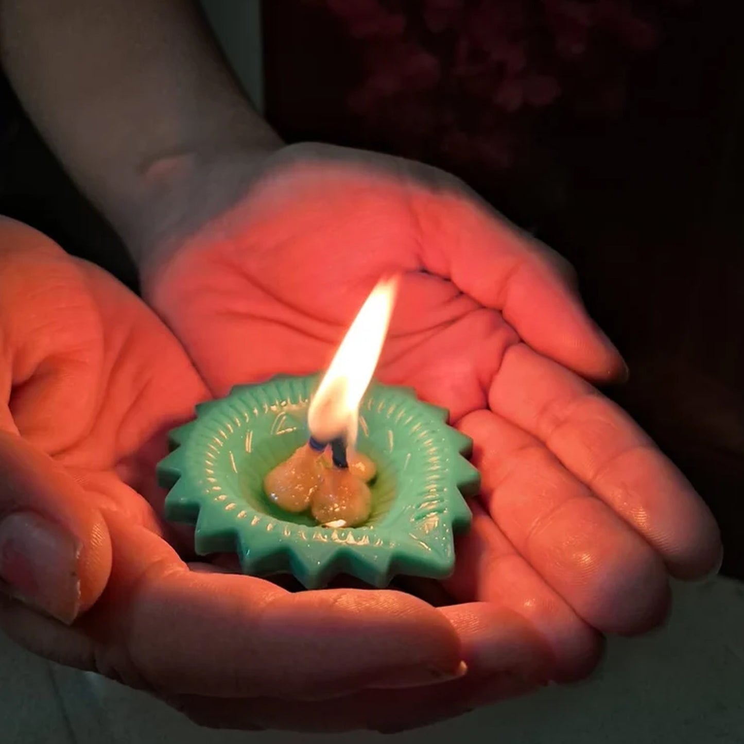 Silicone Diya For Diwali Attractive Design Colourful Diya Combo (6 Pcs Set) - Springkart 