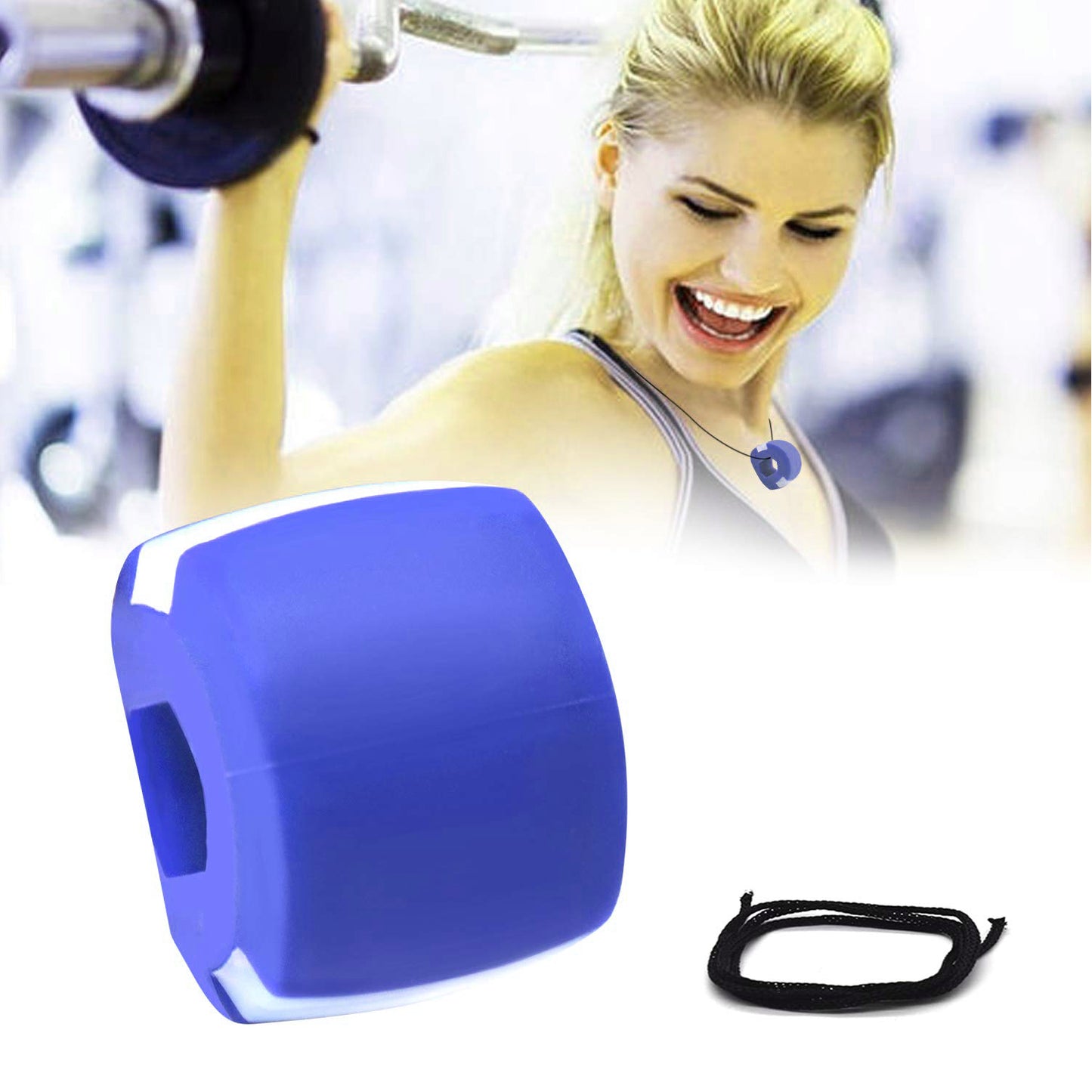 6268 Set Of 6pc Jawline Exerciser Tool Men Women Double Chin Reducer For Women And Men - Springkart 