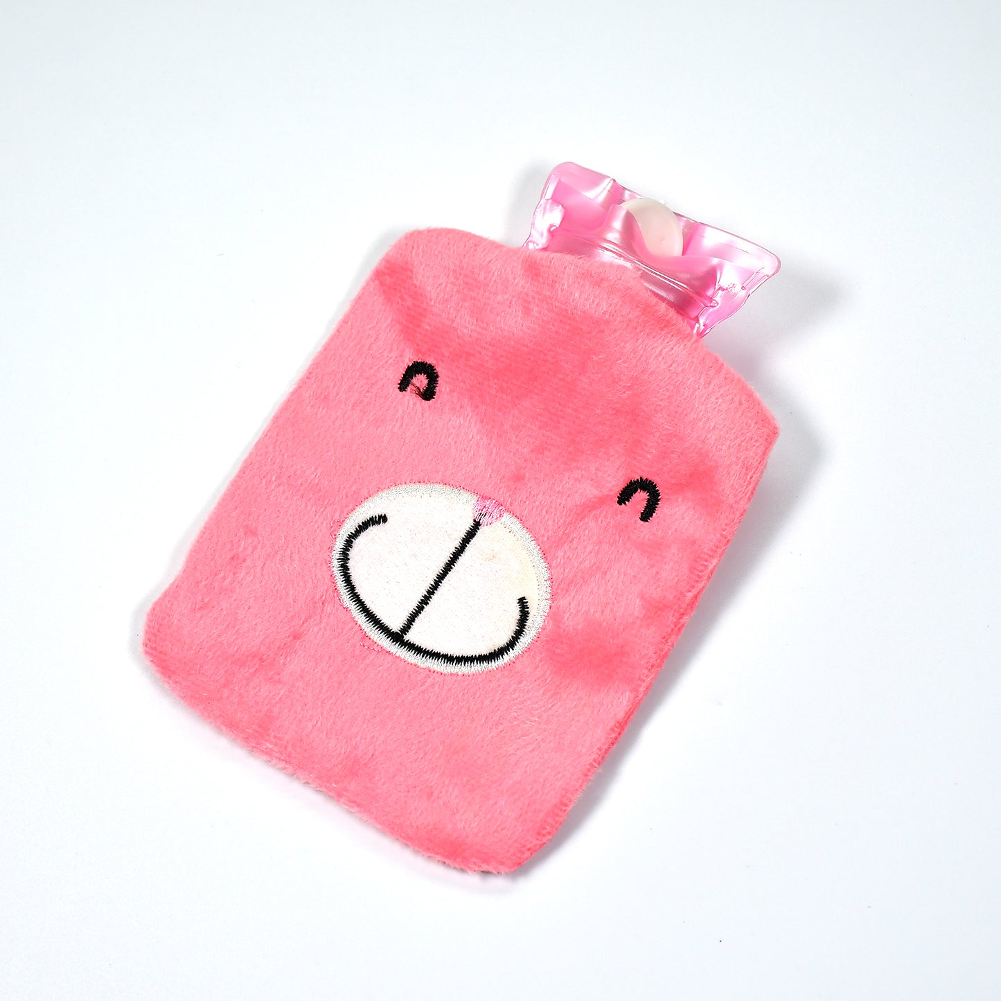 6502 Pink Small Hot Water Bag With Cover For Pain Relief Neck Shoulder Pain And Hand Feet Warmer Menstrual Cramps. - Springkart 