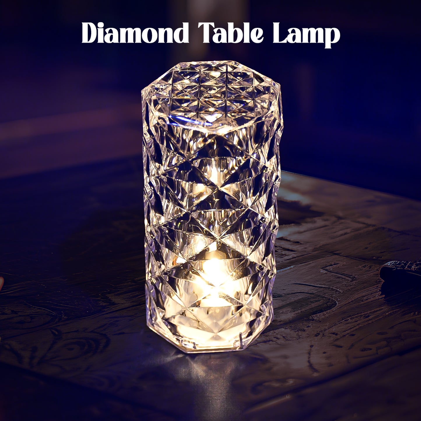 6240 Diamond Table Lamp Candles For Home Decoration Crystal Candle Lights - Springkart 