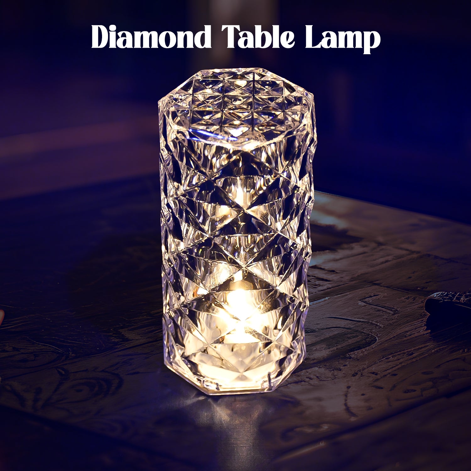 6240 Diamond Table Lamp Candles For Home Decoration Crystal Candle Lights - Springkart 