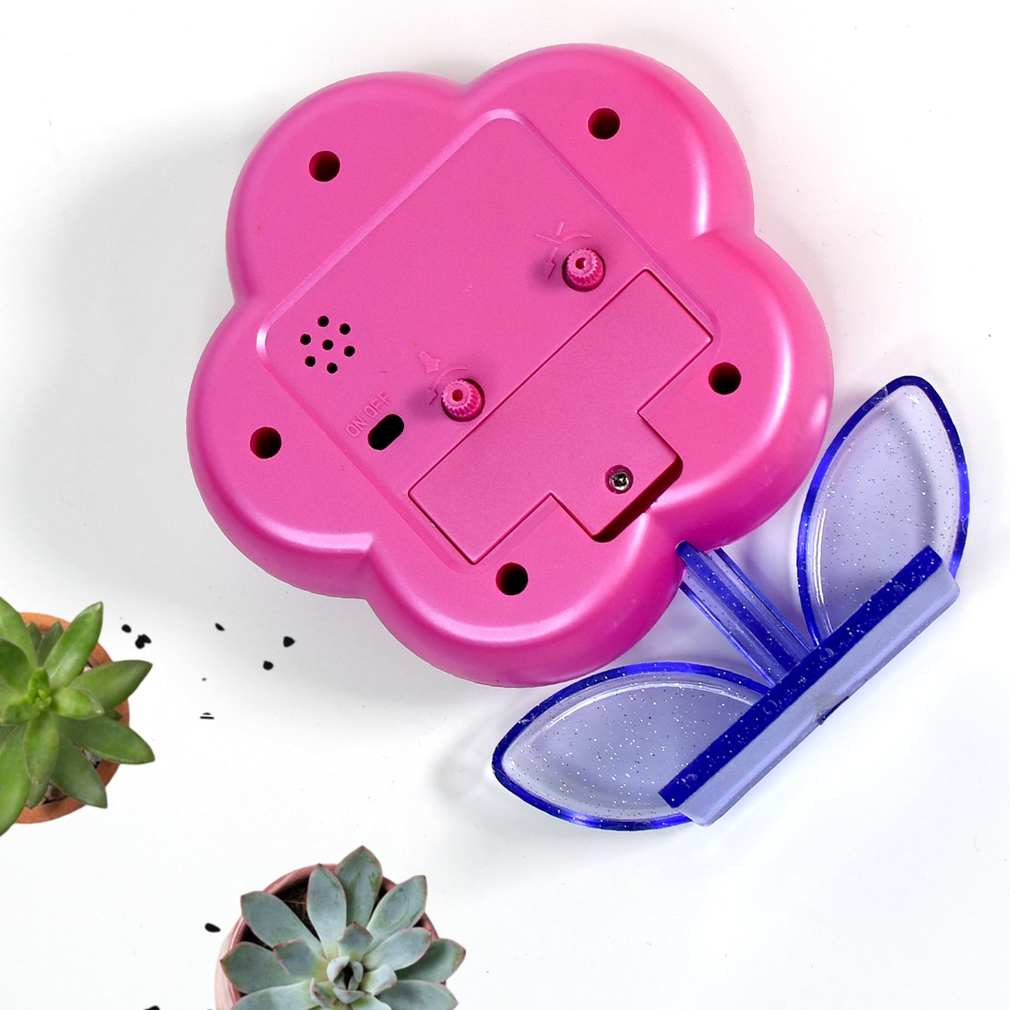 Flower-shaped Desk Clock With Alarm System - Springkart 