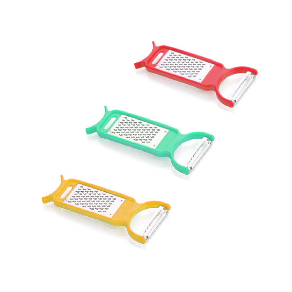 Vegetable cutter with grater and peeler functionality