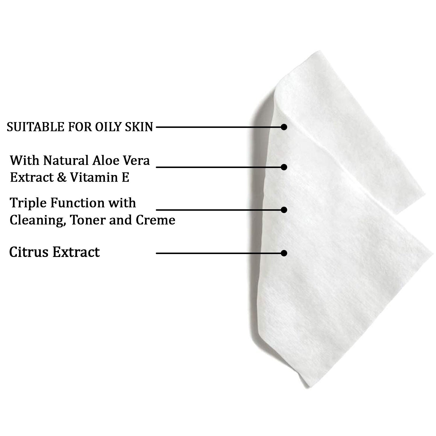 Refreshing Wet Wipes For Face Facial Cleansing Refreshing Skin Hydration Soothing For Skin Ph Balance Alcohol Free Nourishing With Fruit Extract 25 Wipes - Springkart 