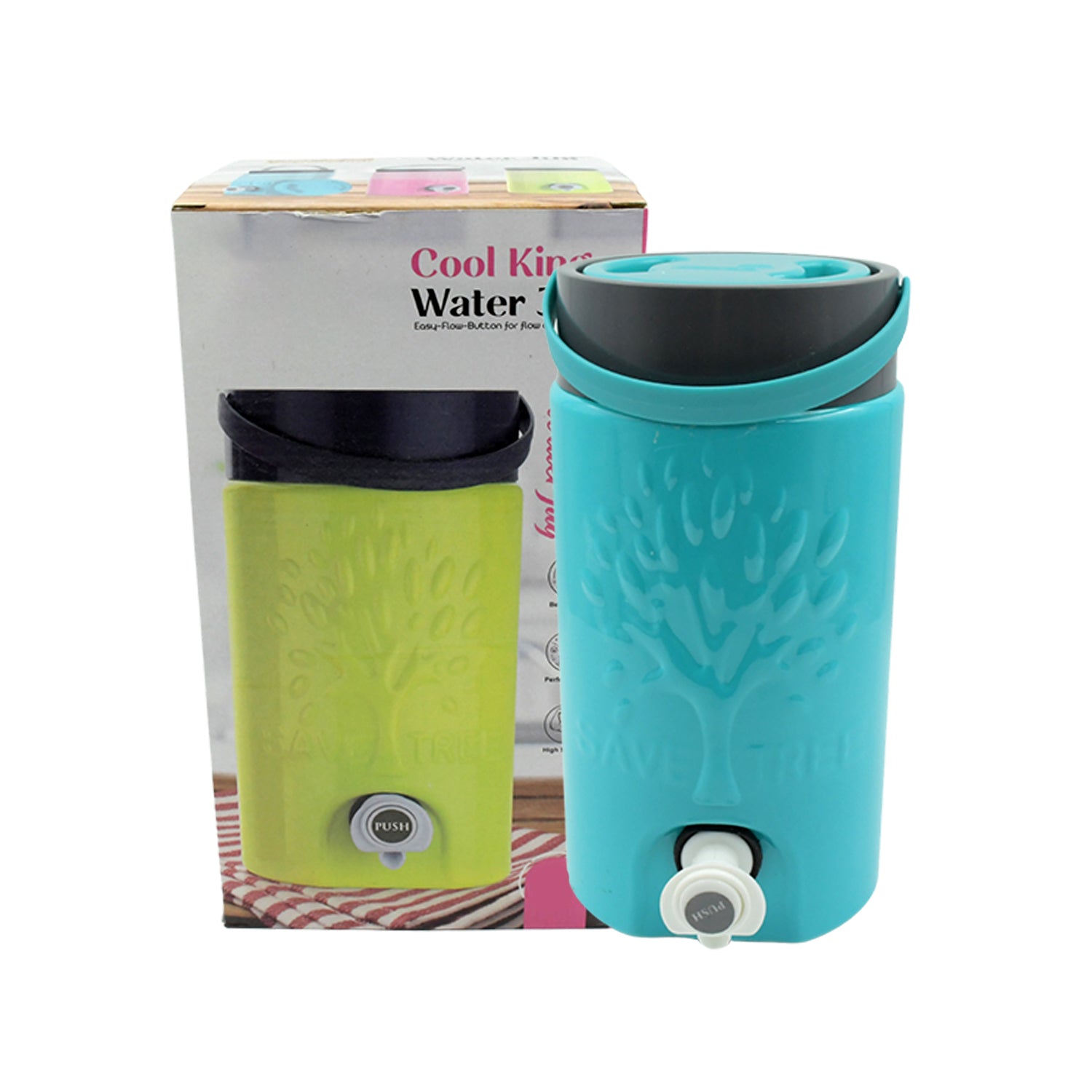 Insulated Plastic Water Rover Jug With A Sturdy Handle Water Jug Camper With Tap Plastic Insulated Water Water Storage Cool Water Storage For Home Travelling (3000 Ml) - Springkart 