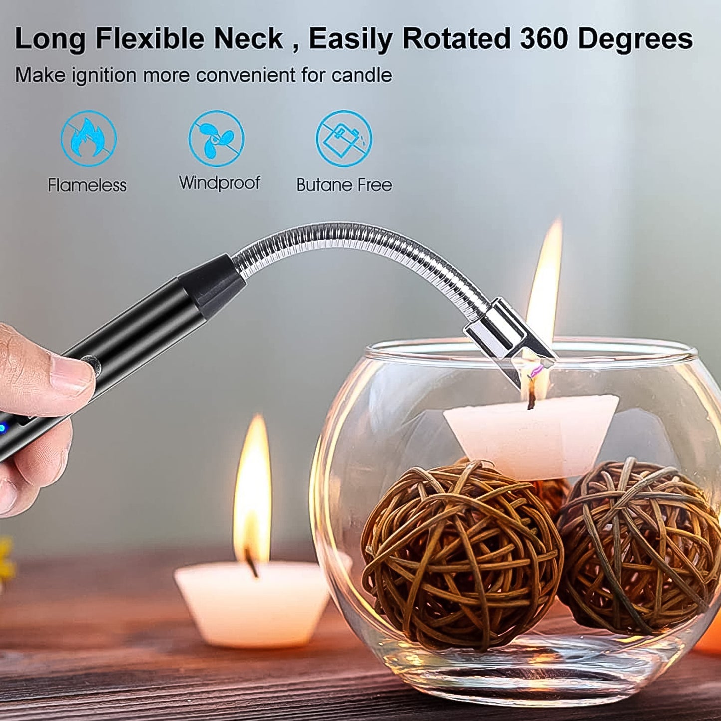 Electronic Smoking Plasma Lighters For Multipurpose Like Candles Grill Bbq (1 Pc Loose Mix Color) - Springkart 
