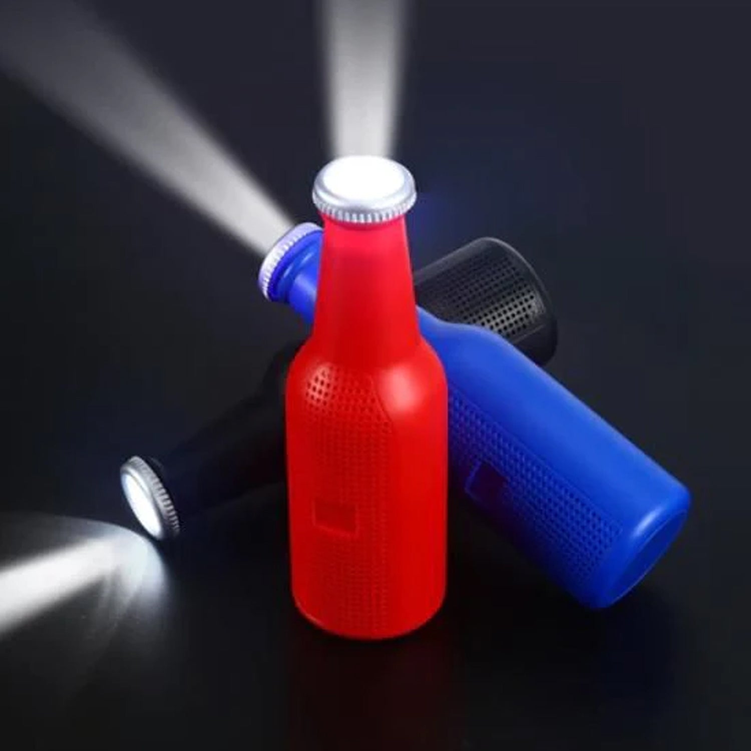 1289 Bottle Shape Bluetooth Speaker And Weatherproof Enhanced Wireless Usb Rechargeable Calling Fm Aux Usb Sd Card Support Portable Bluetooth Speaker With Rich Deep Bass - Springkart 