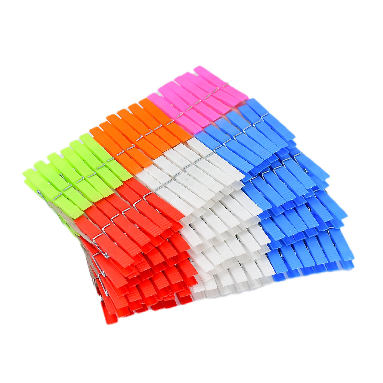 6216 Multi Purpose Plastic Clothes Clips For Cloth Drying Clips (Set Of 144pc) - Springkart 