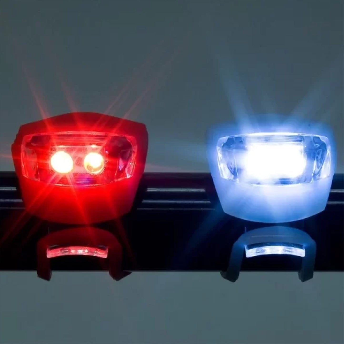 Silicone Led Bike Light Set (2 Pcs Set)