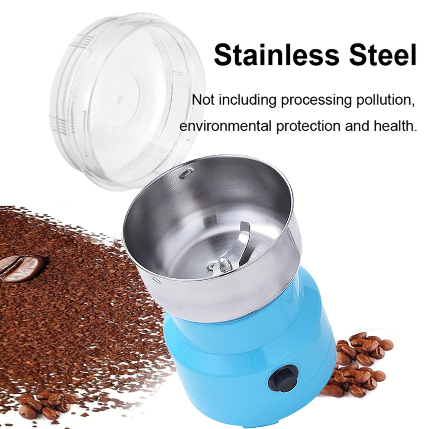 Multi Function Electric Small Food Grinder Grain Grinder (100-200w 2 Blade 1 Pc) - Springkart 