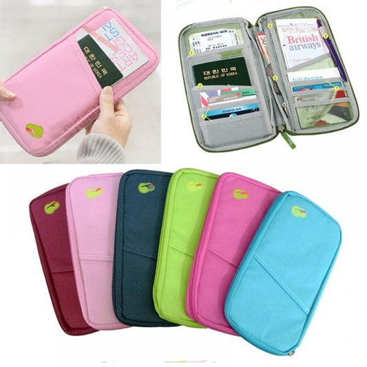 Long Passport Travel Pouch - Springkart 