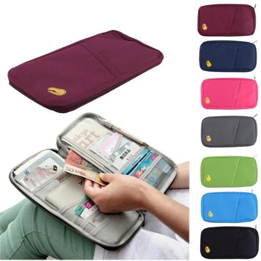 Long Passport Travel Pouch - Springkart 