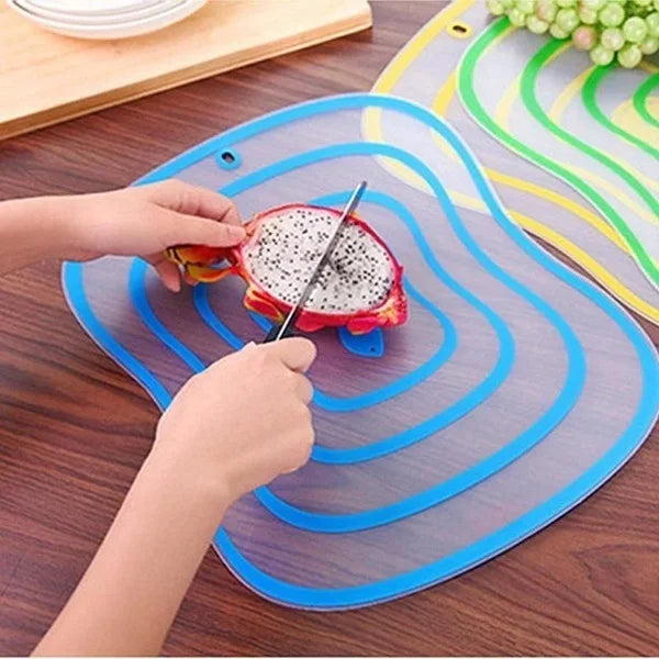 Flexible Transparent Vegetable & Fruit Cutting Board - 1 piece