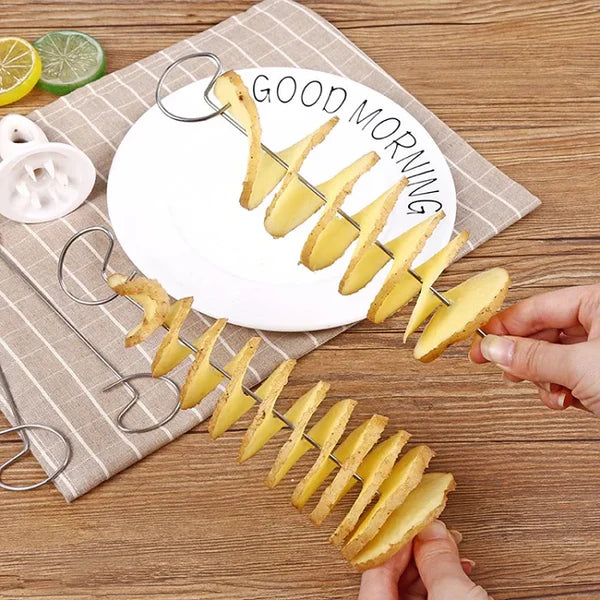 4 Pcs Potato Spiral Cutter - Springkart 