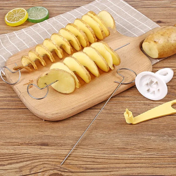 4 Pcs Potato Spiral Cutter - Springkart 