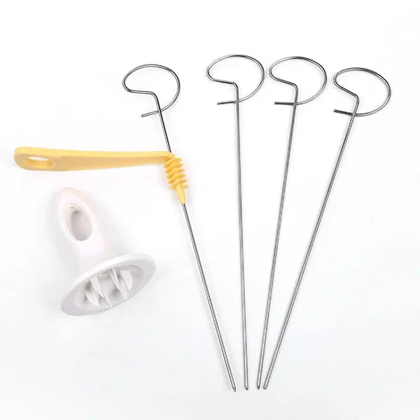 4 Pcs Potato Spiral Cutter - Springkart 