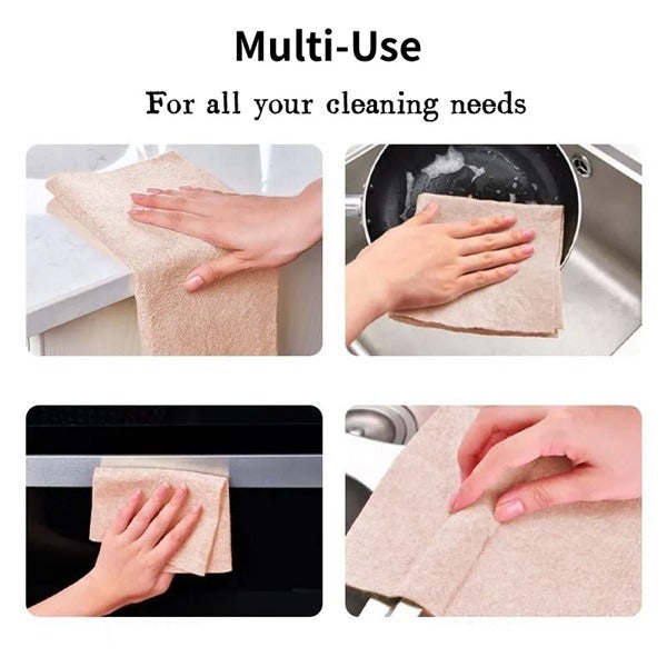 10pcs Multifunctional Oil Absorbing Cleaning Cloth (Big) for Kitchen Cleaning