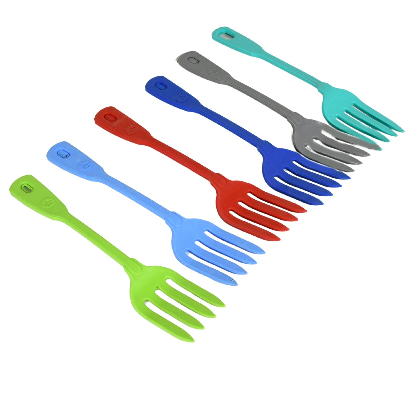 Multipurpose Silicone Spoon, Silicone Basting Spoon Non-Stick Kitchen Utensils Household Gadgets Heat-Resistant Non Stick Spoons Kitchen Cookware Items For Cooking and Baking (6 Pcs Set) - Springkart 