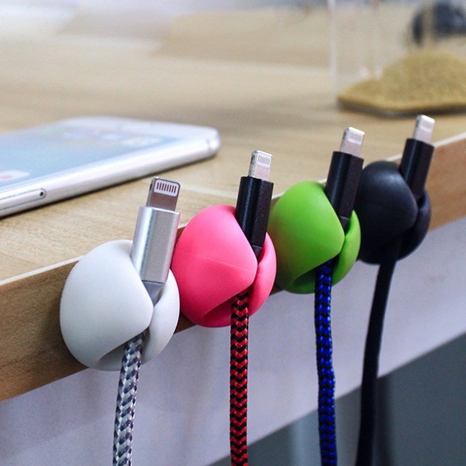 6298 10pcs Cable Holder And Supporter For Giving Support And Stance To All Kind Of Cables. - Springkart 