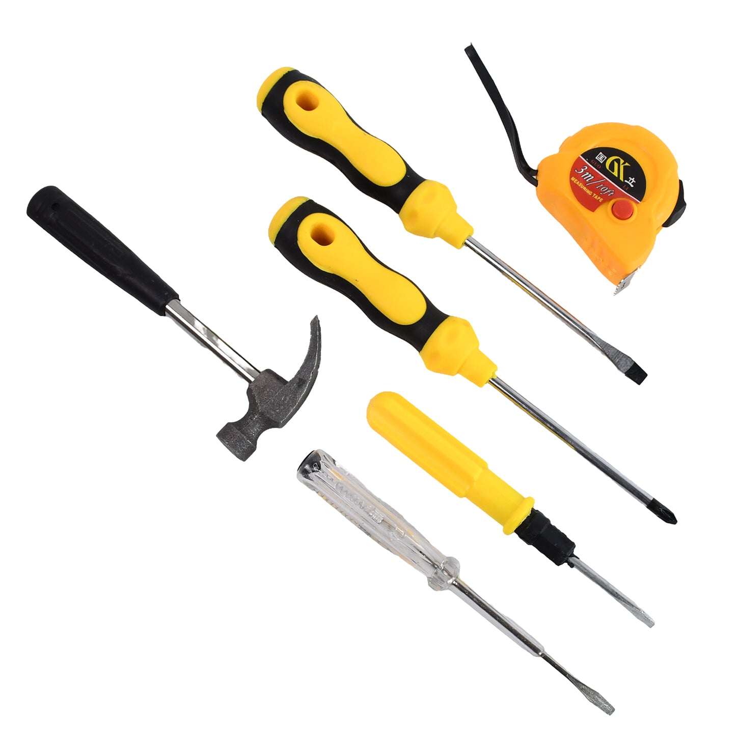 6 In 1 Hand Tool Kit Repair Home Screwdrivers Tool Kit With Tools Including Daily - Springkart 