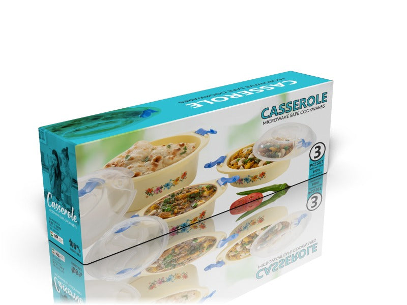 Hot N Fresh Insulated Plastic Casserole Gift Set (3 Pieces) - Springkart 