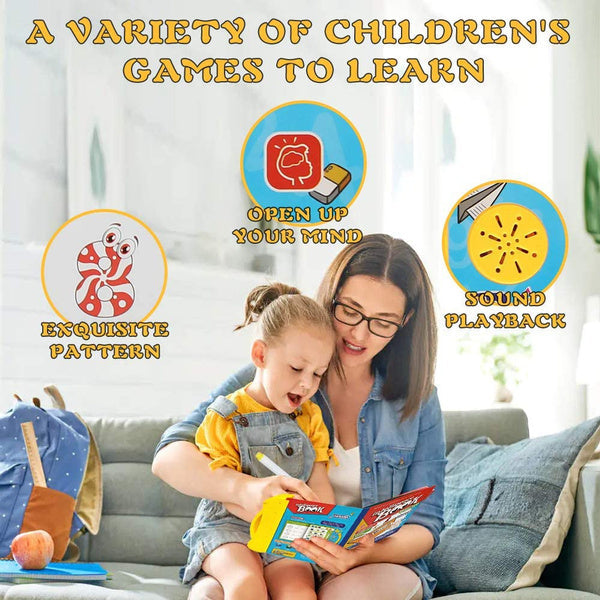 Musical Learning Study Book with Numbers, Letters - Springkart 