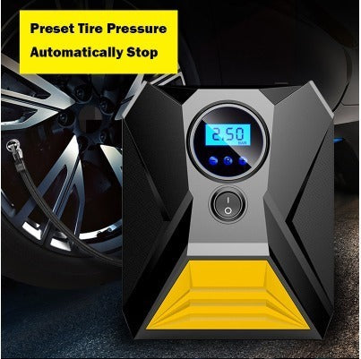 Digital Car Tyre Inflator Portable Air Compressor Pump - Springkart 
