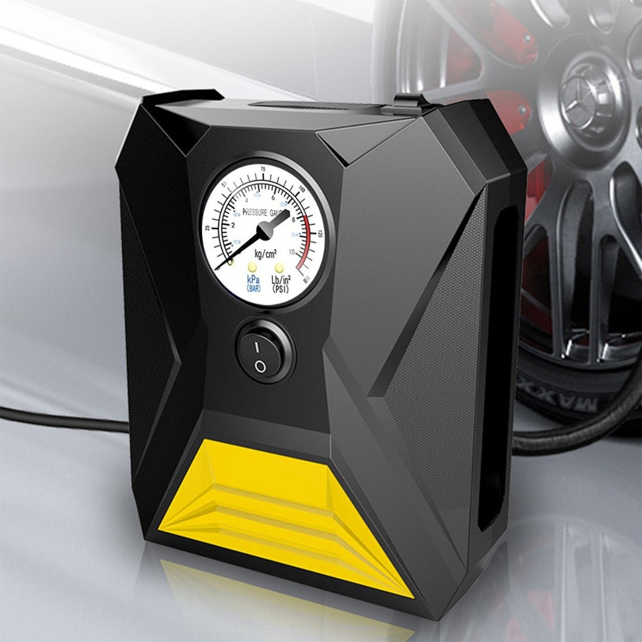 Car Tyre Inflator Rapid Mini Portable Air Compressor Pump - Springkart 