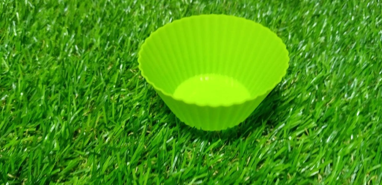 Silicone cupcake Shaped Baking Mold Fondant Cake Tool Chocolate Candy Cookies Pastry Soap Moulds (6 pc) - Springkart 