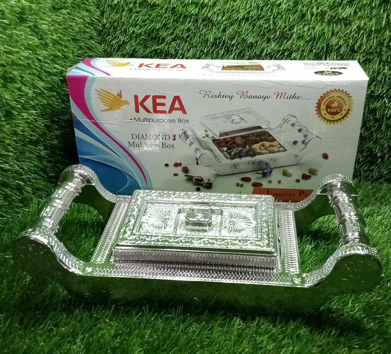 Decorative Platter Dry Fruit Mukhvas Serving Tray - Springkart 