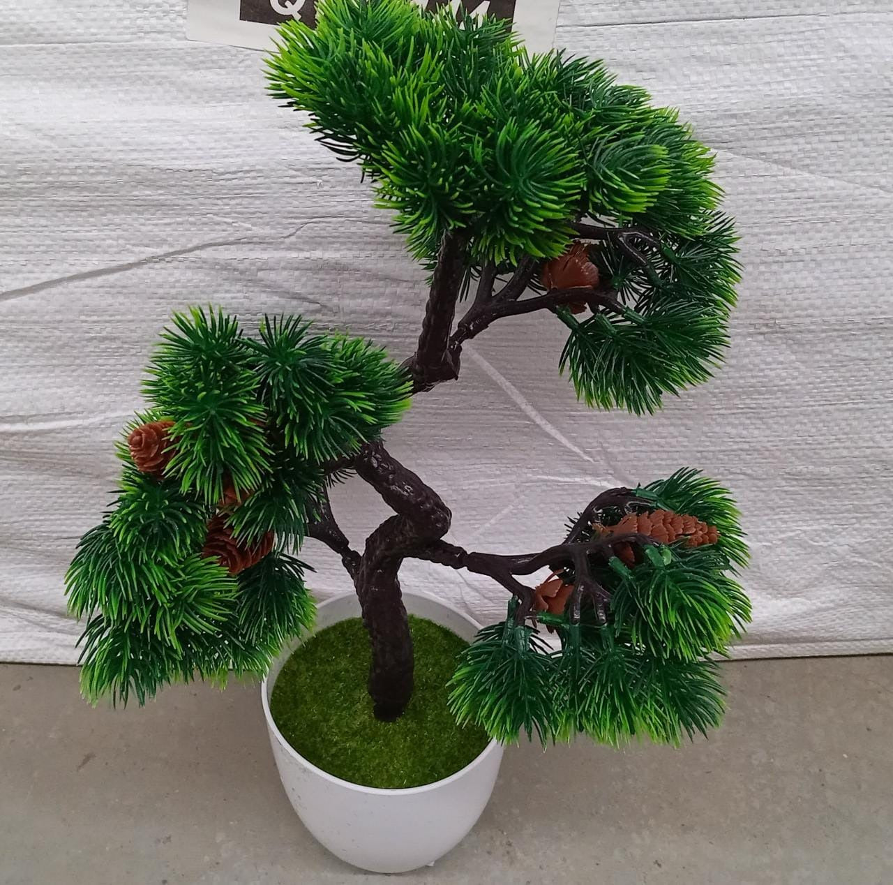 Artificial Potted Plant with Round Pot - Springkart 