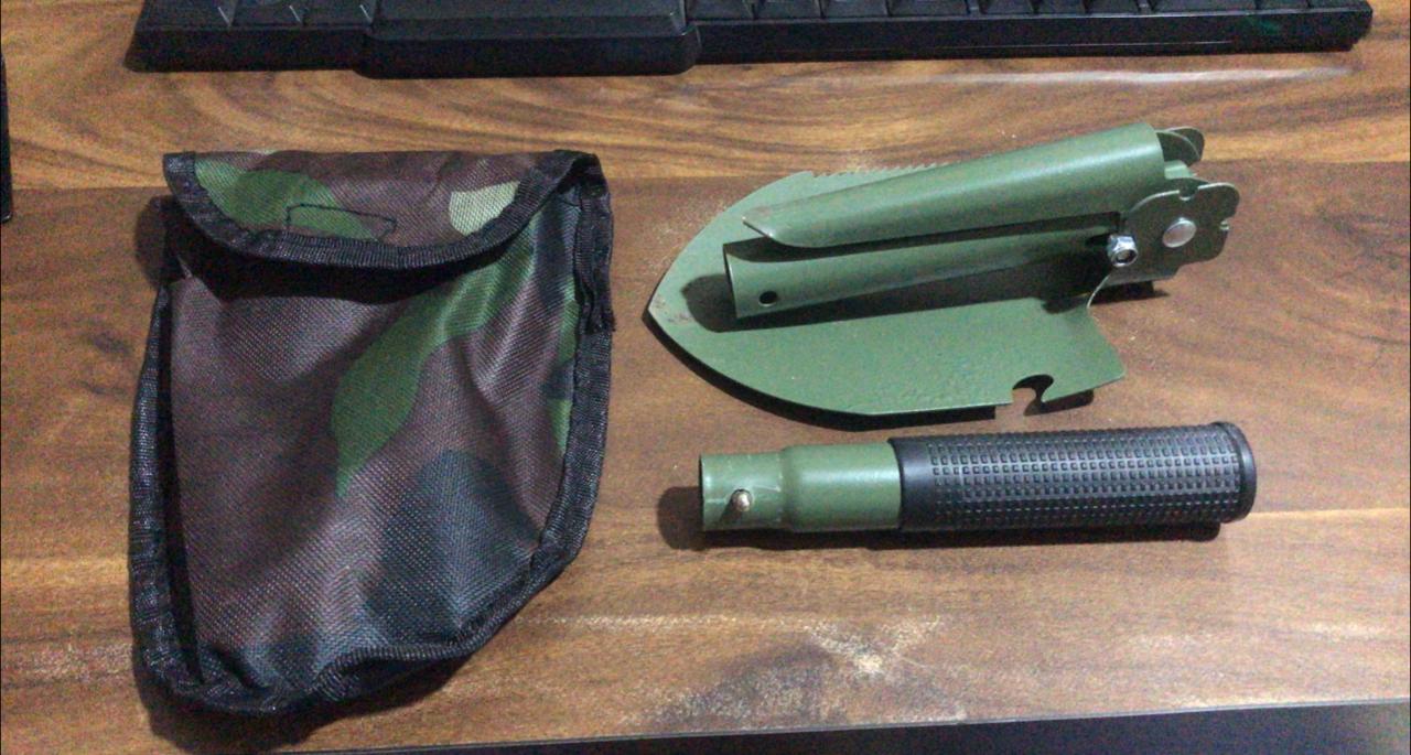 Portable Camping Hiking Garden Mini Folding Shovel with Case - Springkart 