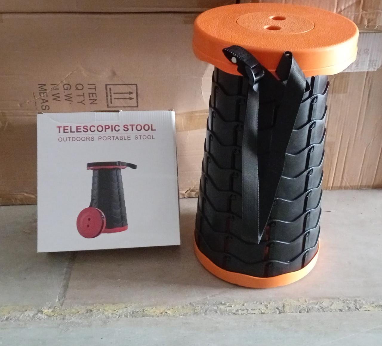 Foldable Retractable Height Adjusting Stool Space Saving Telescopic Stool for Fishing Hiking Stool for Adults and Kids. - Springkart 