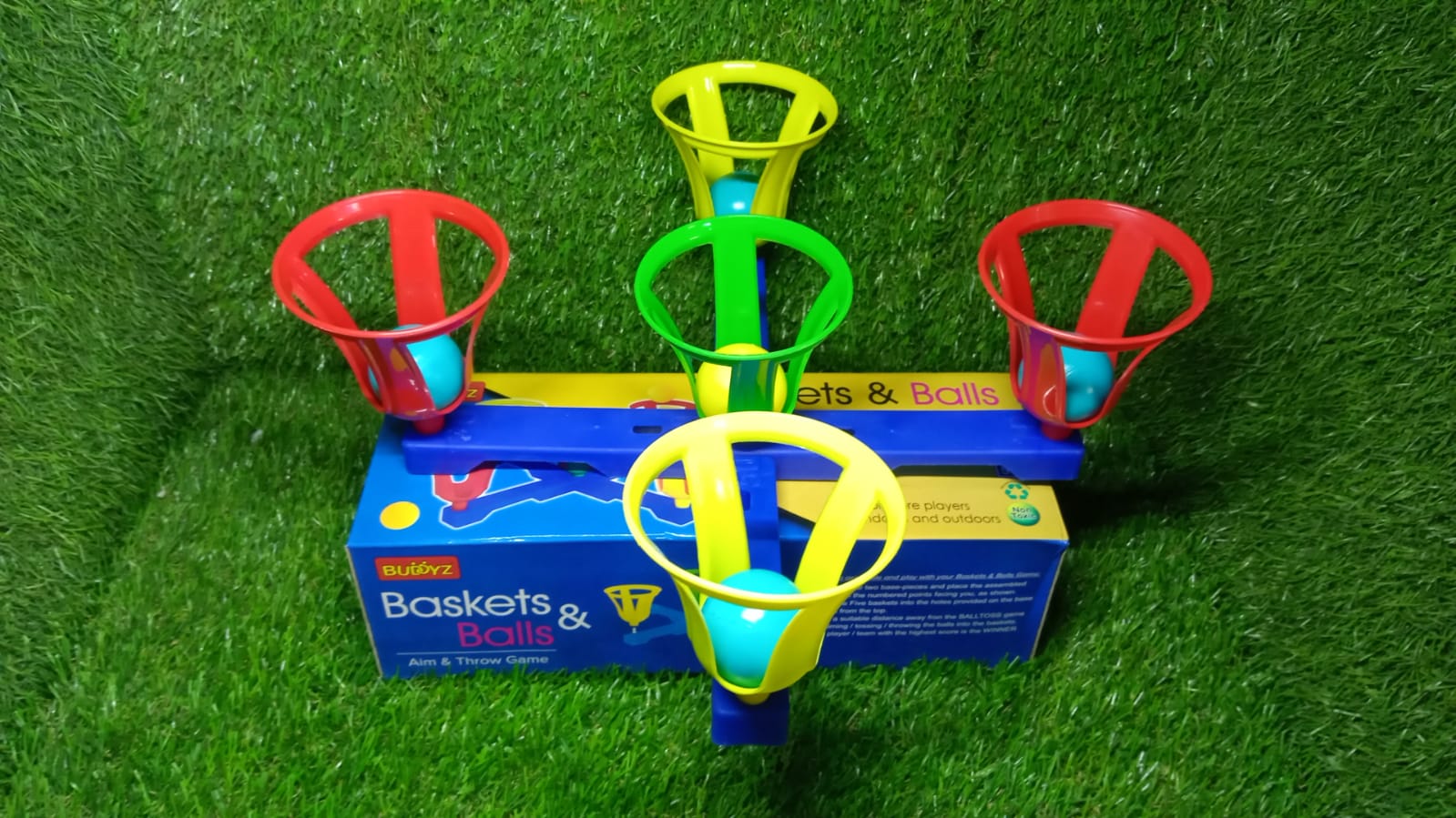 Baskets and balls fun toy for kids with 5 basket and 5 balls. - Springkart 