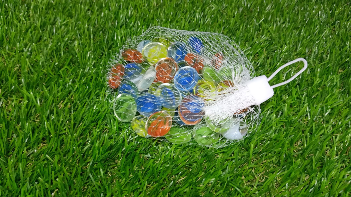 Glass Gem Stone, Flat Round Marbles Pebbles for Vase Fillers, Attractive pebbles for Aquarium Fish Tank. - Springkart 