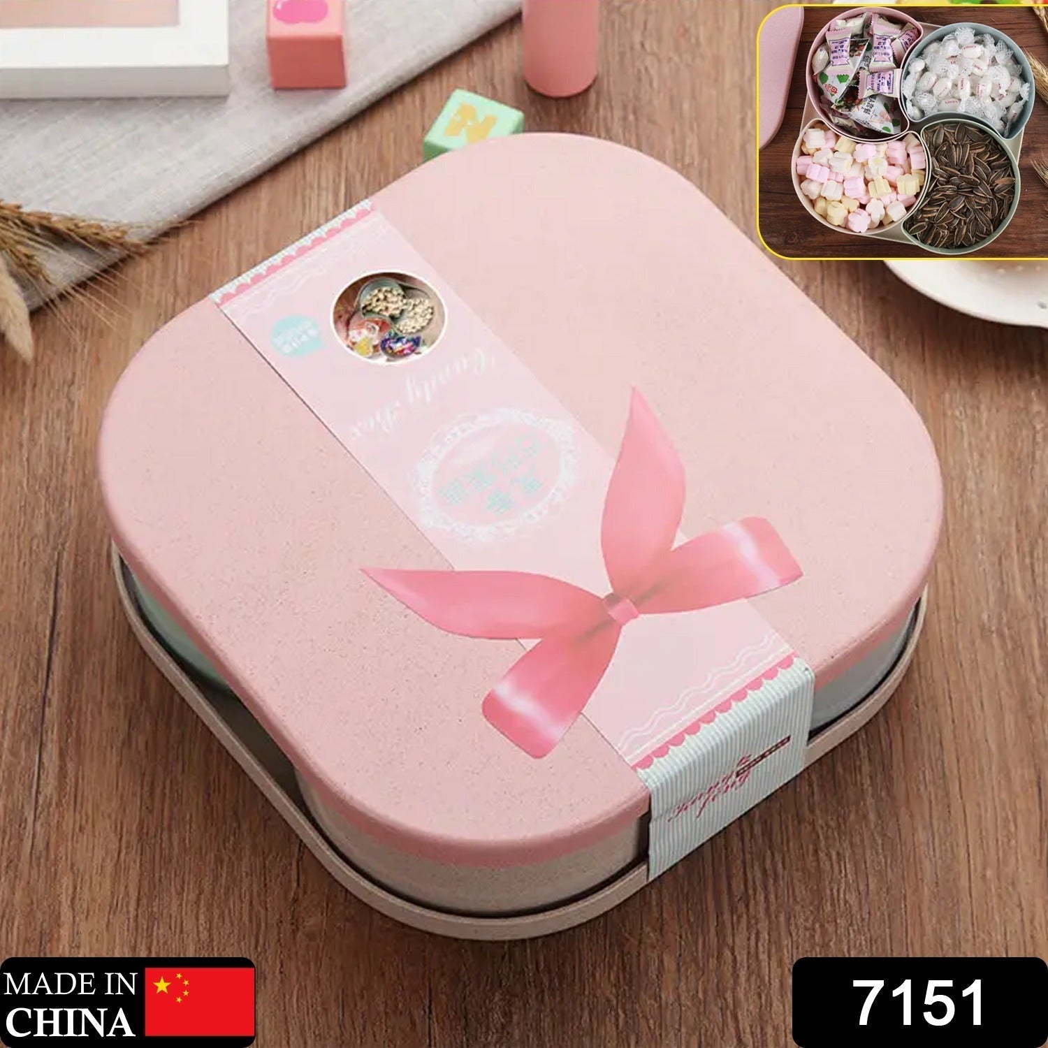 Large Compartment Box | Creative Divided Food Fruit Plate - Springkart 
