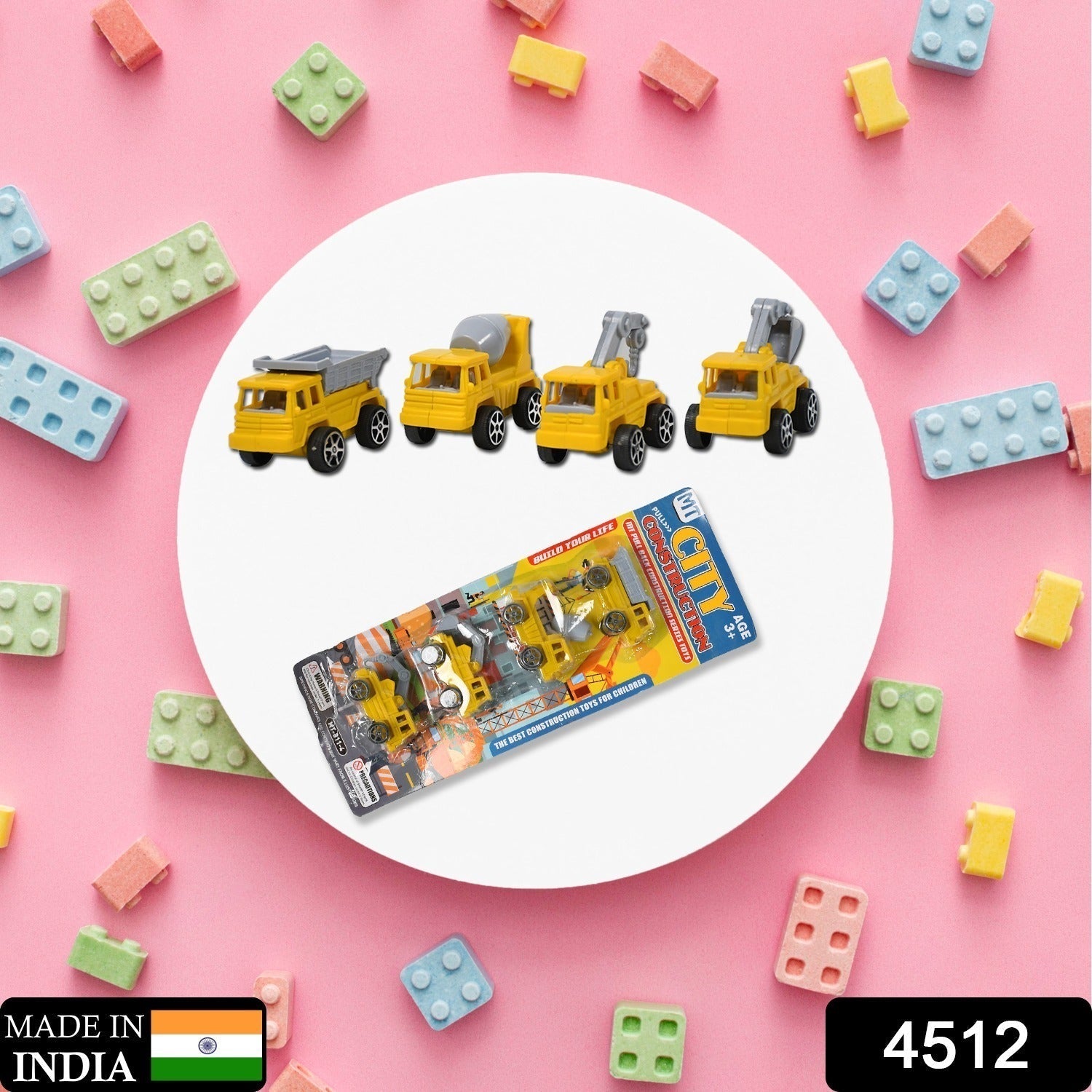 Mini Construction Toy Construction Truck Toys Construction Vehicles Alloy Truck Head, Excavator Digger Bulldozer Crane Toy For Boy Girl Toddler Gifts - Springkart 
