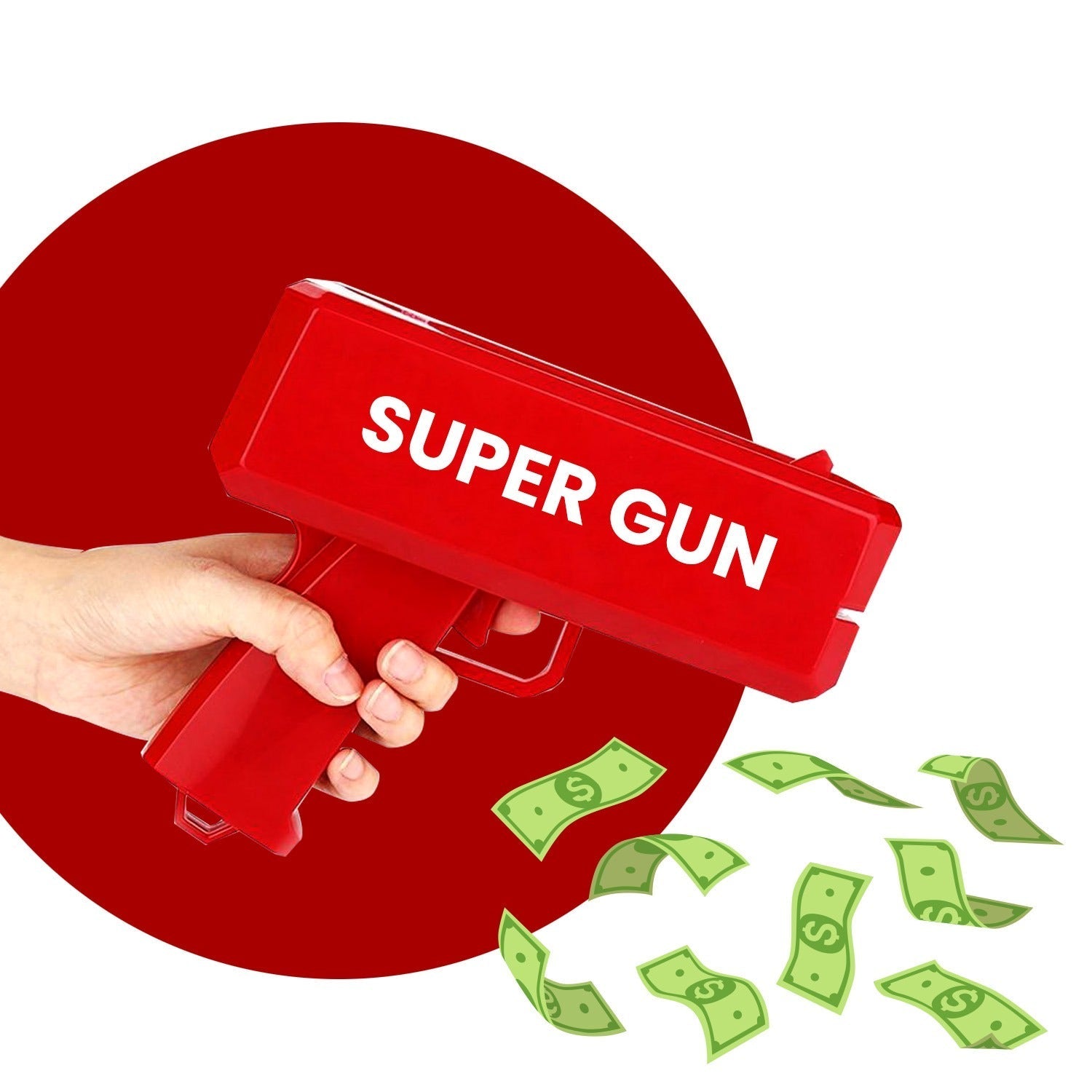 Money Gun Shooter Cash Spray for Party,Wedding, Birthday - Springkart 