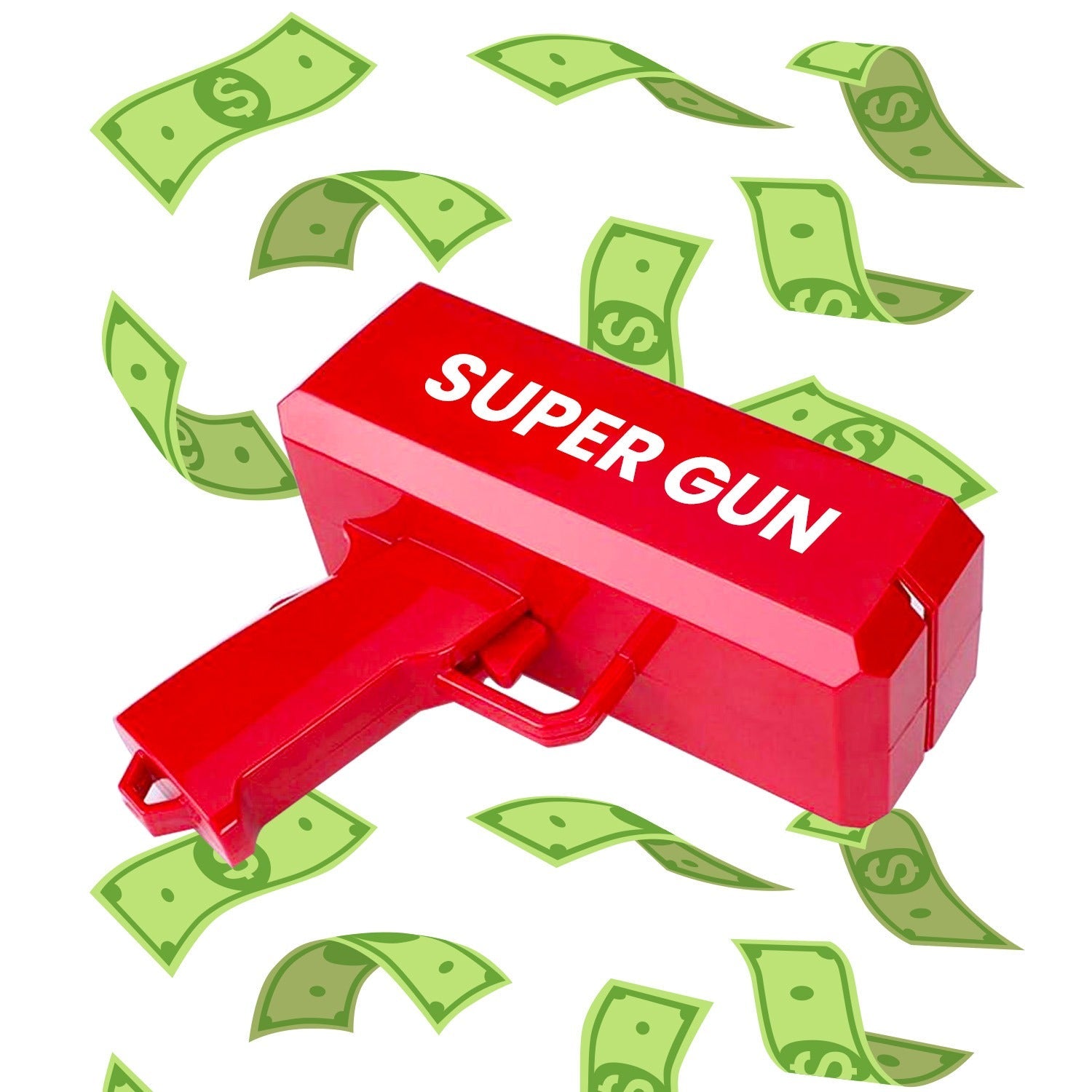Money Gun Shooter Cash Spray for Party,Wedding, Birthday - Springkart 