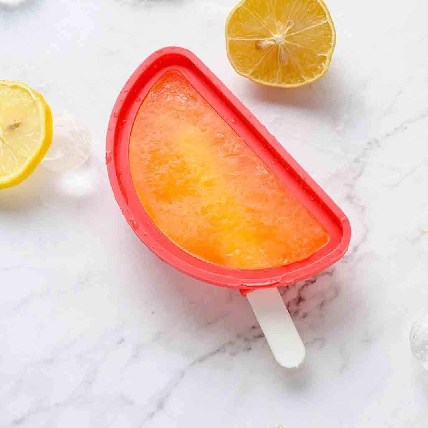 Silicone Ice Cream and Ice Pop Moulds - Watermelon Popsicle Molds, DIY Kitchen Tool for Ice Treats - Springkart 