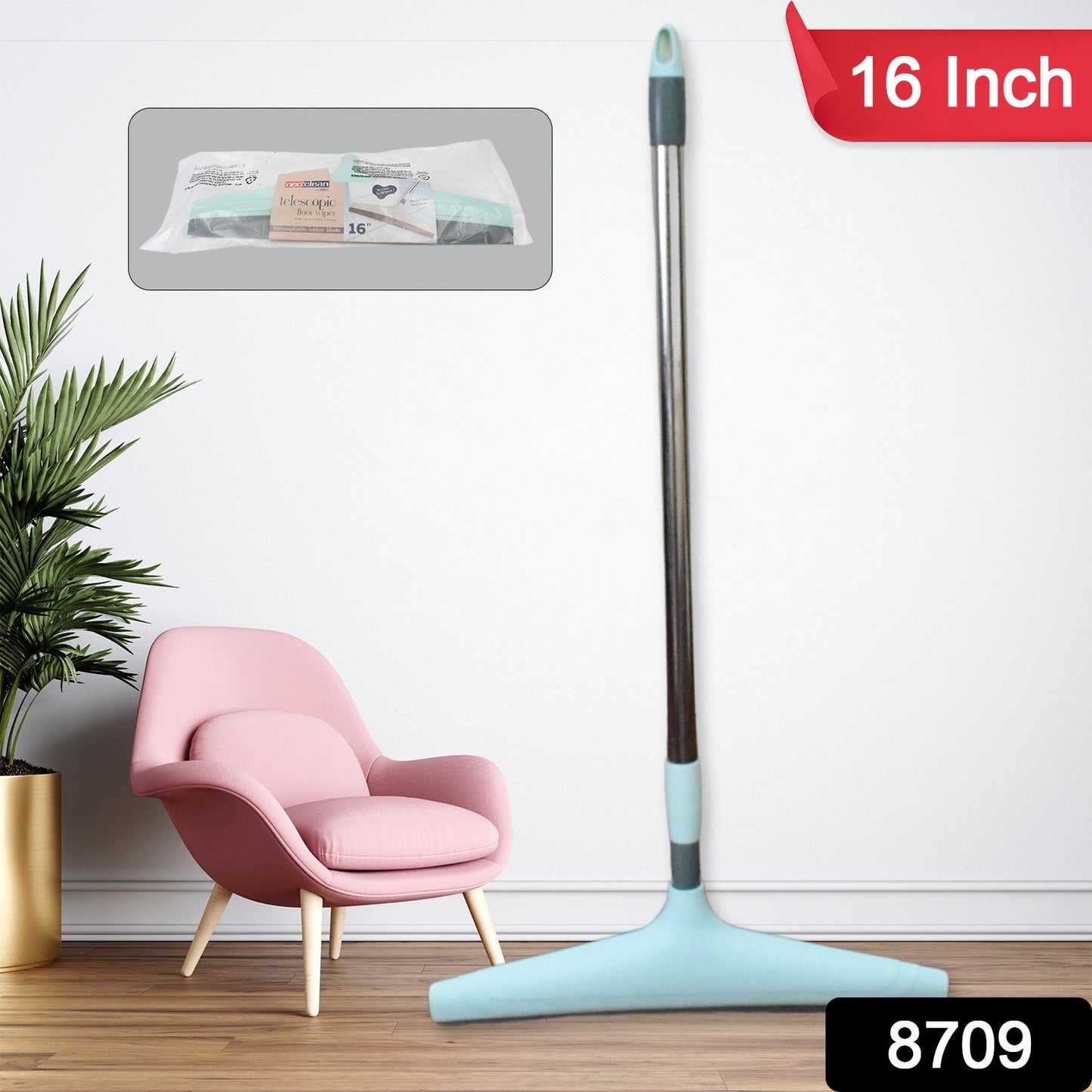 Ganesh Telescopic Floor Wiper 16 Inch (40 cm) - Springkart 