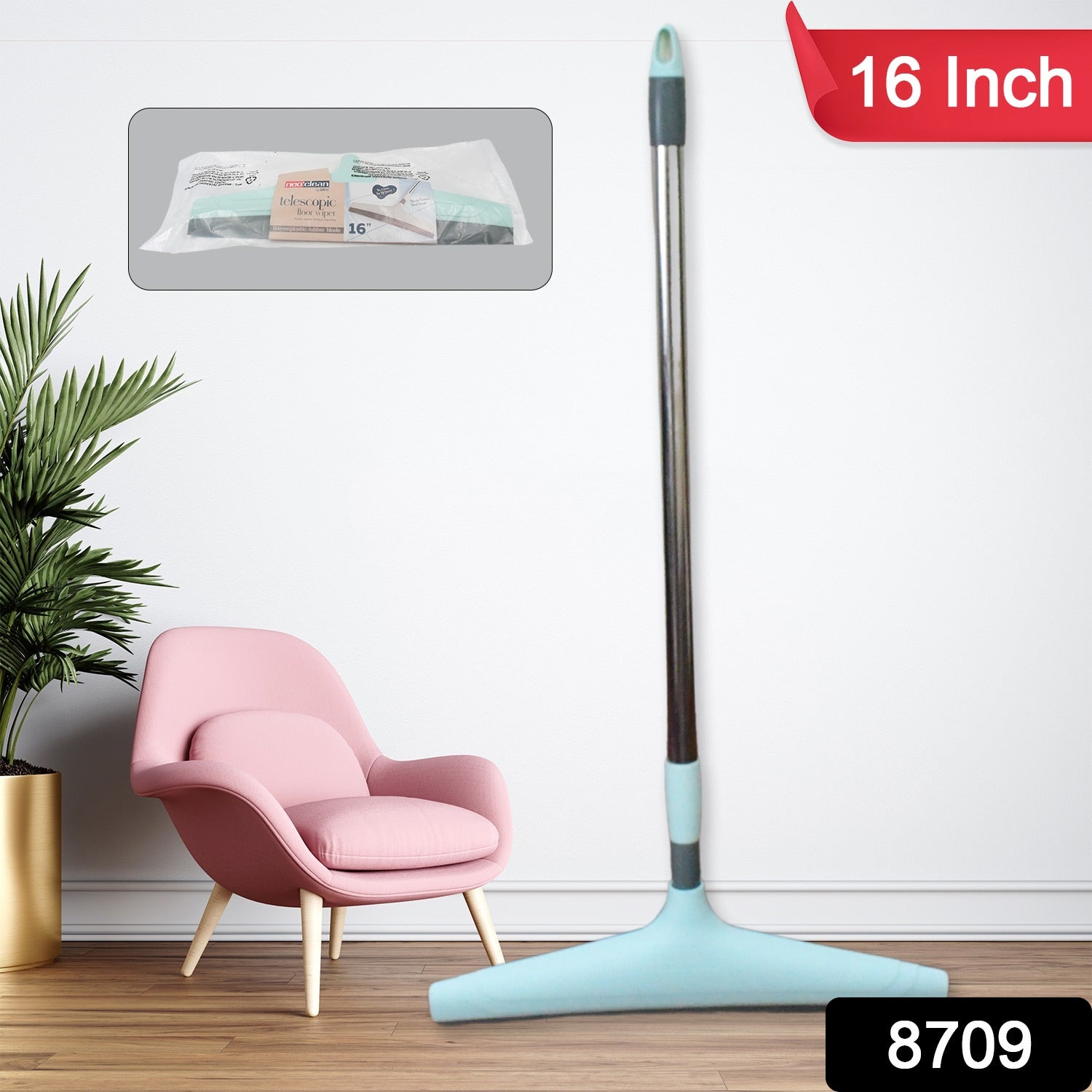 Ganesh Telescopic Floor Wiper 16 Inch (40 cm) - Springkart 