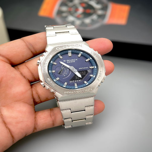 G-SHOCK New GA-2100 series watch, with classic black color matching (Imported)