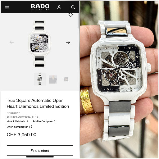 Rado Unisex automatic high-tech ceramic watch