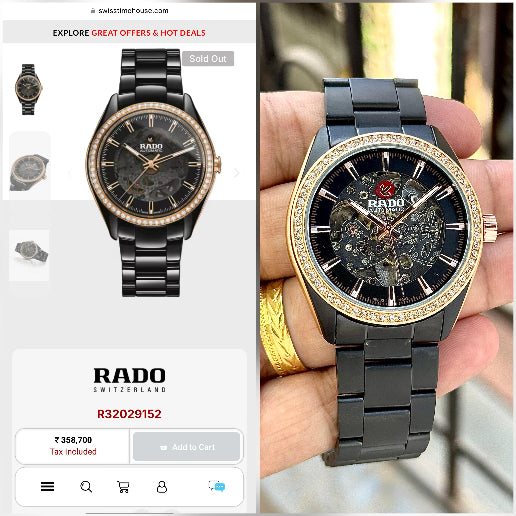 New Original Rado HyperChrome Automatic Diamond