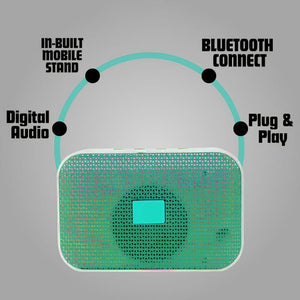 Mini Portable Bluetooth Speaker – Compact Wireless Speaker with Mobile Stand, Deep Bass & HD Sound